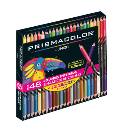 L&aacute;pices de Colores Prismacolor Junior Doble Punta