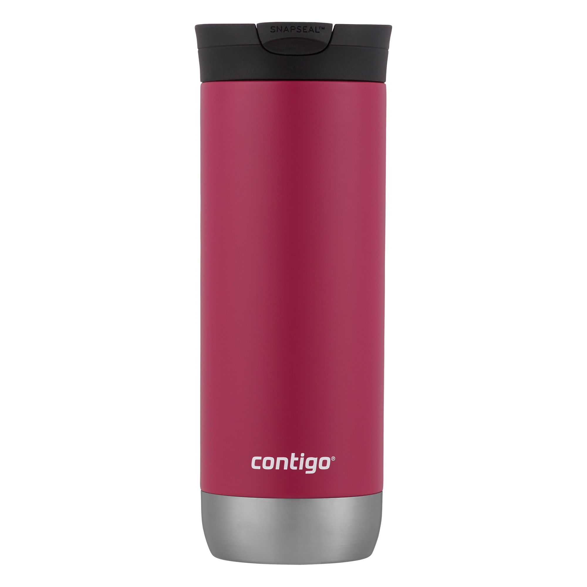Contigo Huron 2.0 Stainless Steel Travel Mug with SNAPSEAL™ Lid | 20oz | Dragon Fruit | Cup Holder
