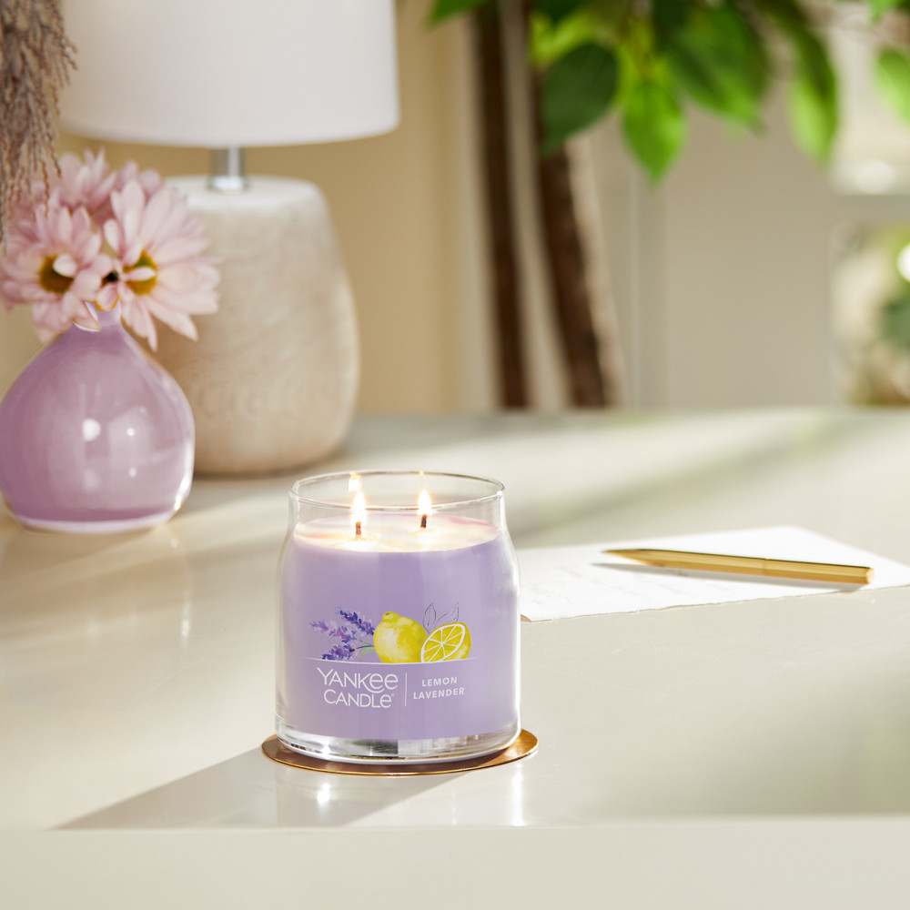 Lemon Lavender Signature Medium Jar Candle