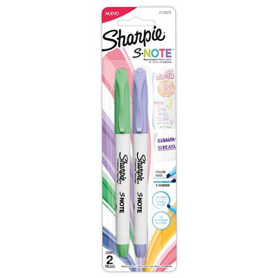 Sharpie S-Note Resaltador/Marcador de Texto Creativo, Punta Cincel
