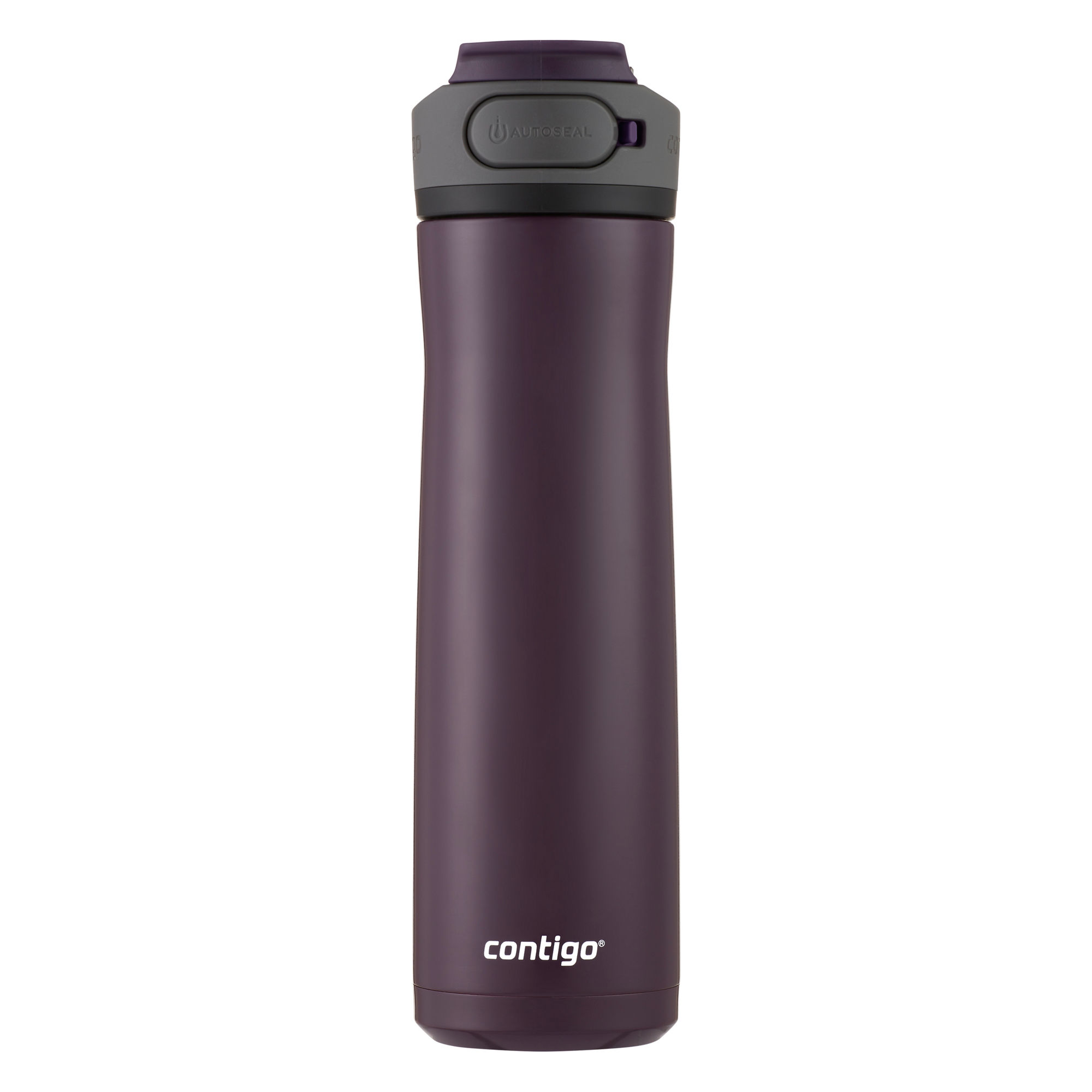Contigo® Cortland Chill 2.0 Insulated Stainless Steel Water Bottle with AUTOSEAL® Lid | 24oz | Merlot | Cup Holder