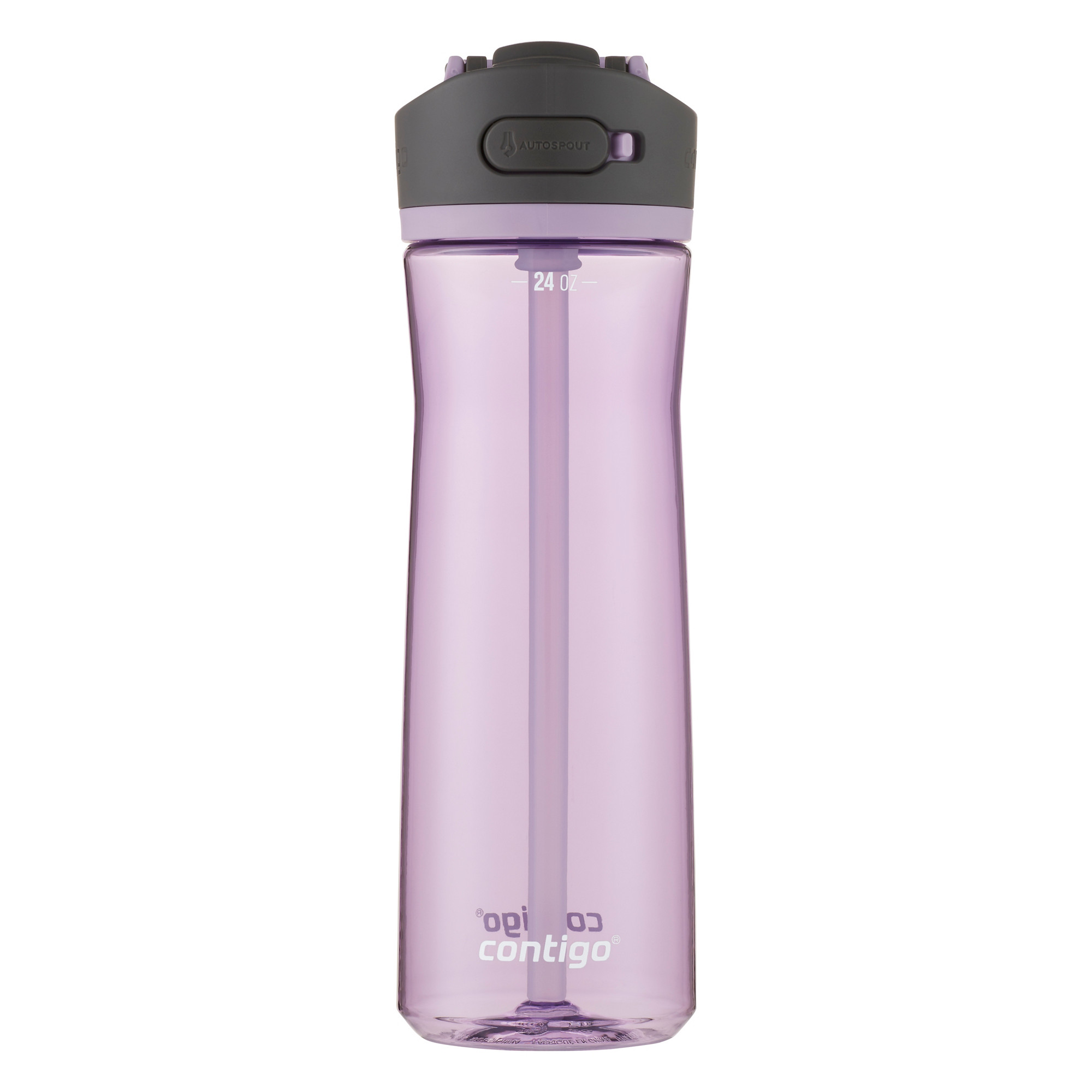 Contigo® Ashland 2.0 Water Bottle with AUTOSPOUT® Lid | 24oz | Lavender | Cup Holder