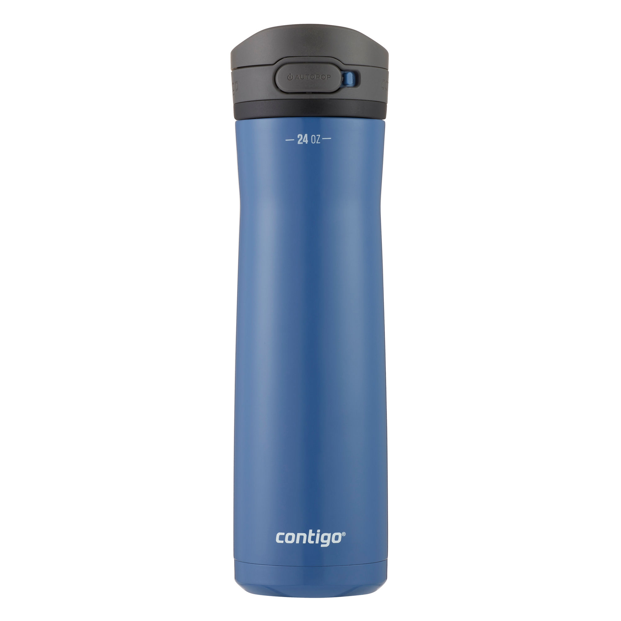 Contigo® Jackson Chill 2.0 Stainless-Steel Water Bottle with AUTOPOP® Lid | 32oz | Blue Corn | Cup Holder