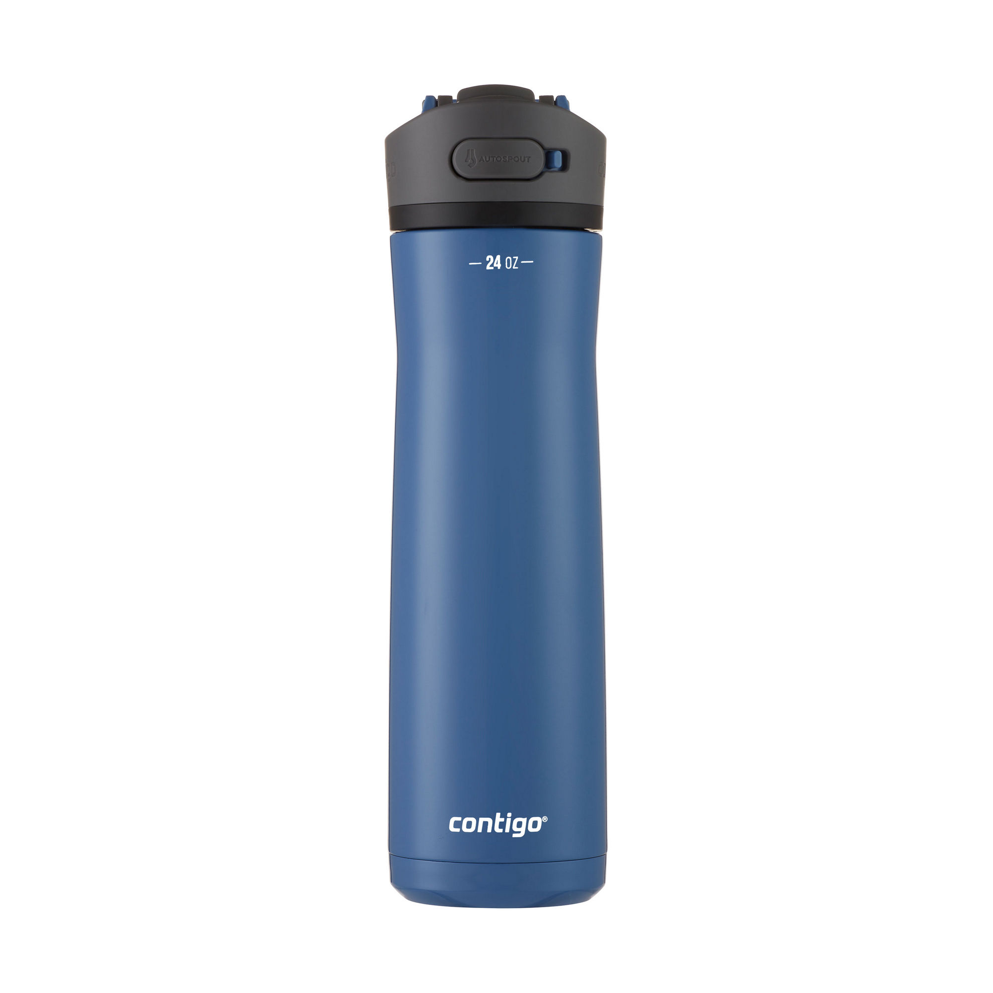 Contigo® Ashland Chill 2.0 Stainless Steel Water Bottle with AUTOSPOUT® Lid | 24oz | Blue Corn | Cup Holder