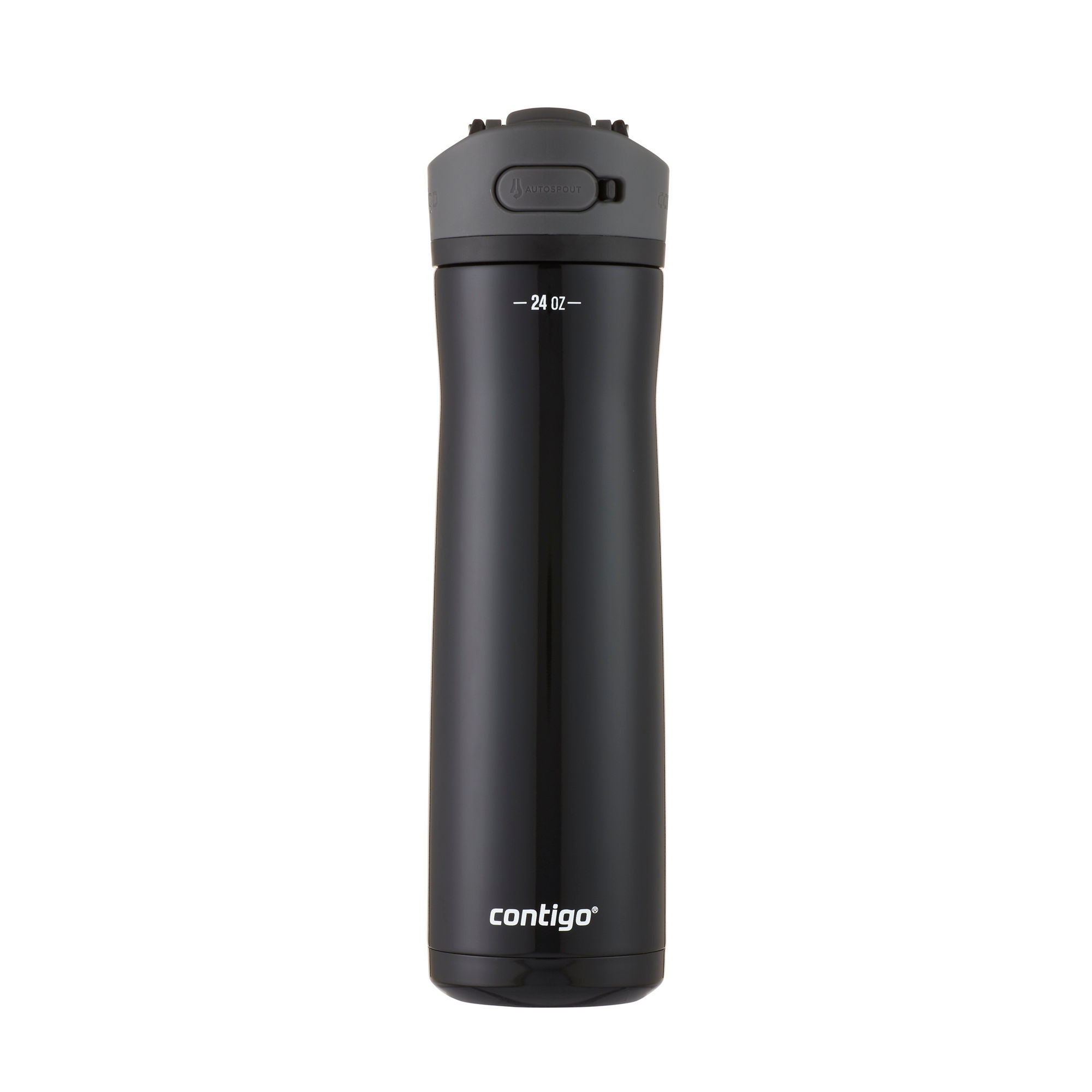 Contigo® Ashland Chill 2.0 Stainless Steel Water Bottle with AUTOSPOUT® Lid | 24oz | Licorice | Cup Holder