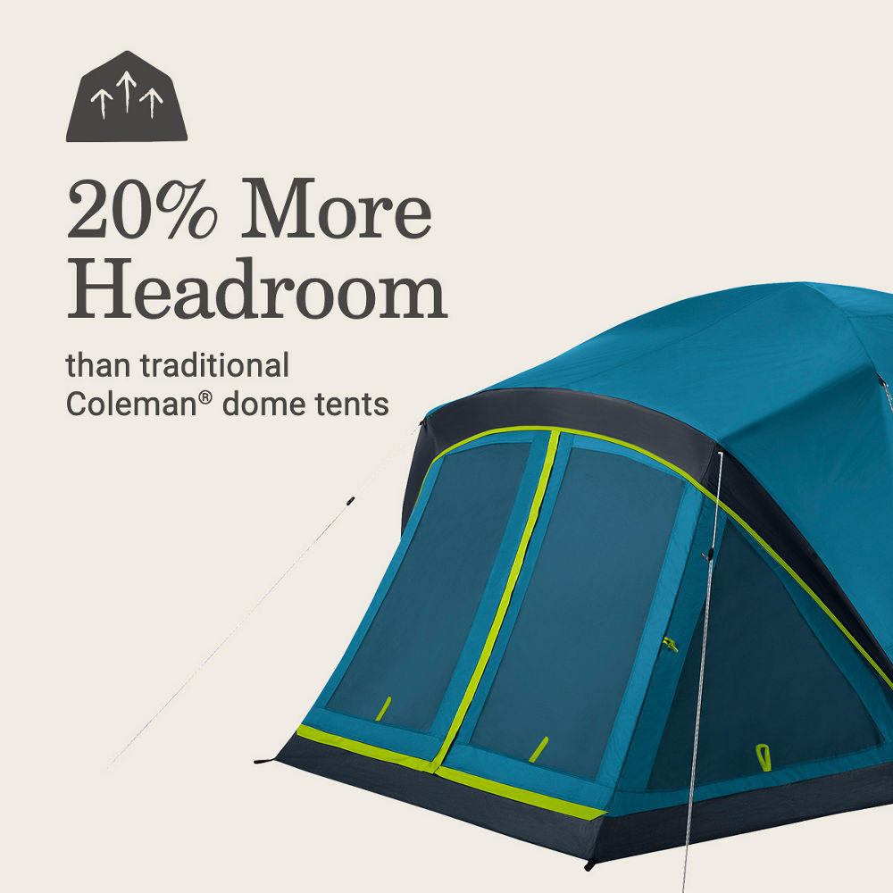 Skydome™ 4-Person Screen Room Camping Tent with Dark Room