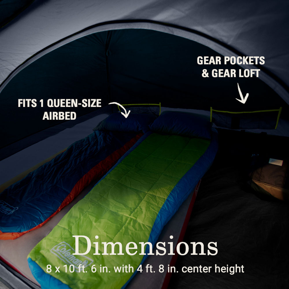 Skydome™ 4-Person Screen Room Camping Tent with Dark Room