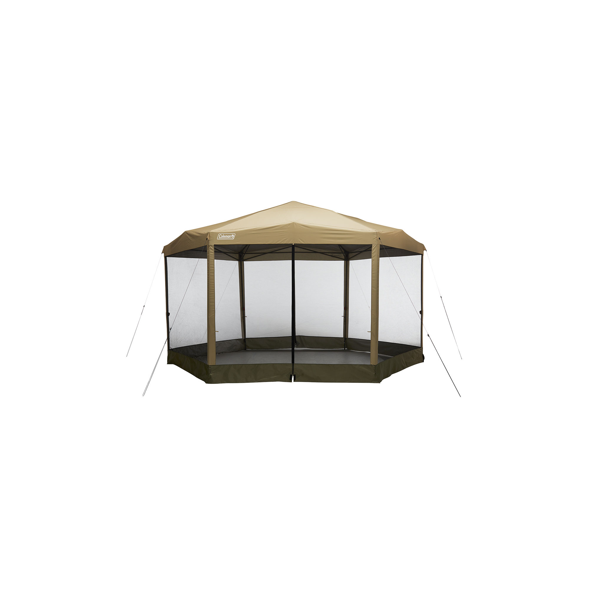 Coleman Back Home™ 15 x 13 Screen Canopy Tent | Light Oak