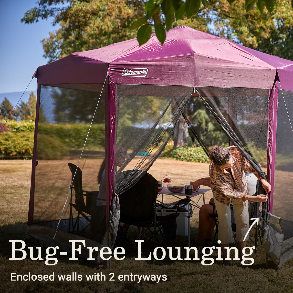 Back Home™ 10.5 x 9 Screen Canopy Tent | Coleman