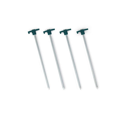 10-In. Steel Tent Stakes