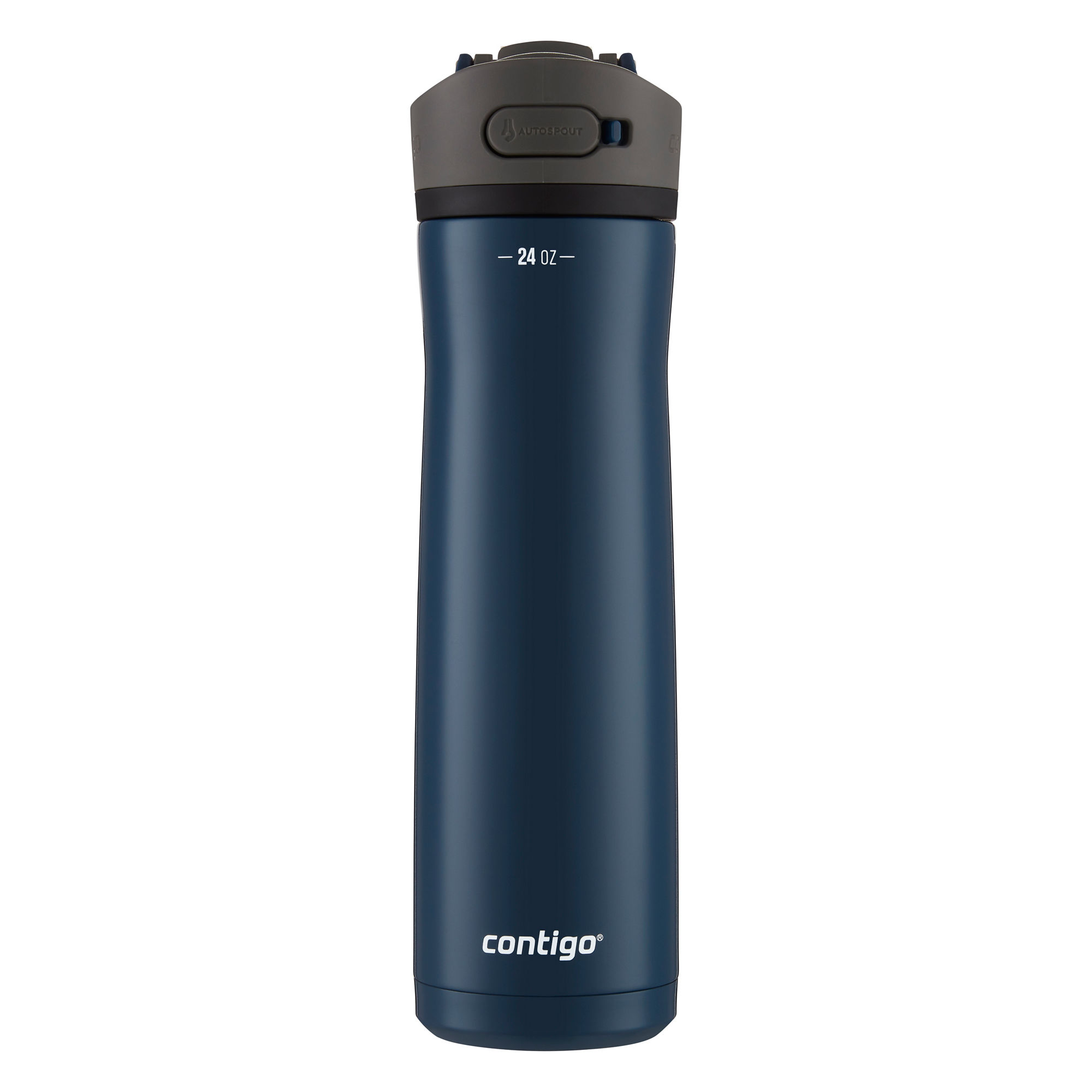 Contigo® Ashland Chill 2.0 Stainless Steel Water Bottle with AUTOSPOUT® Lid | 24oz | Blueberry | Cup Holder