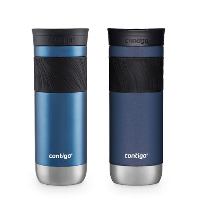 SNAPSEAL&trade; Insulated Stainless Steel Travel Mug with Grip, 20 oz