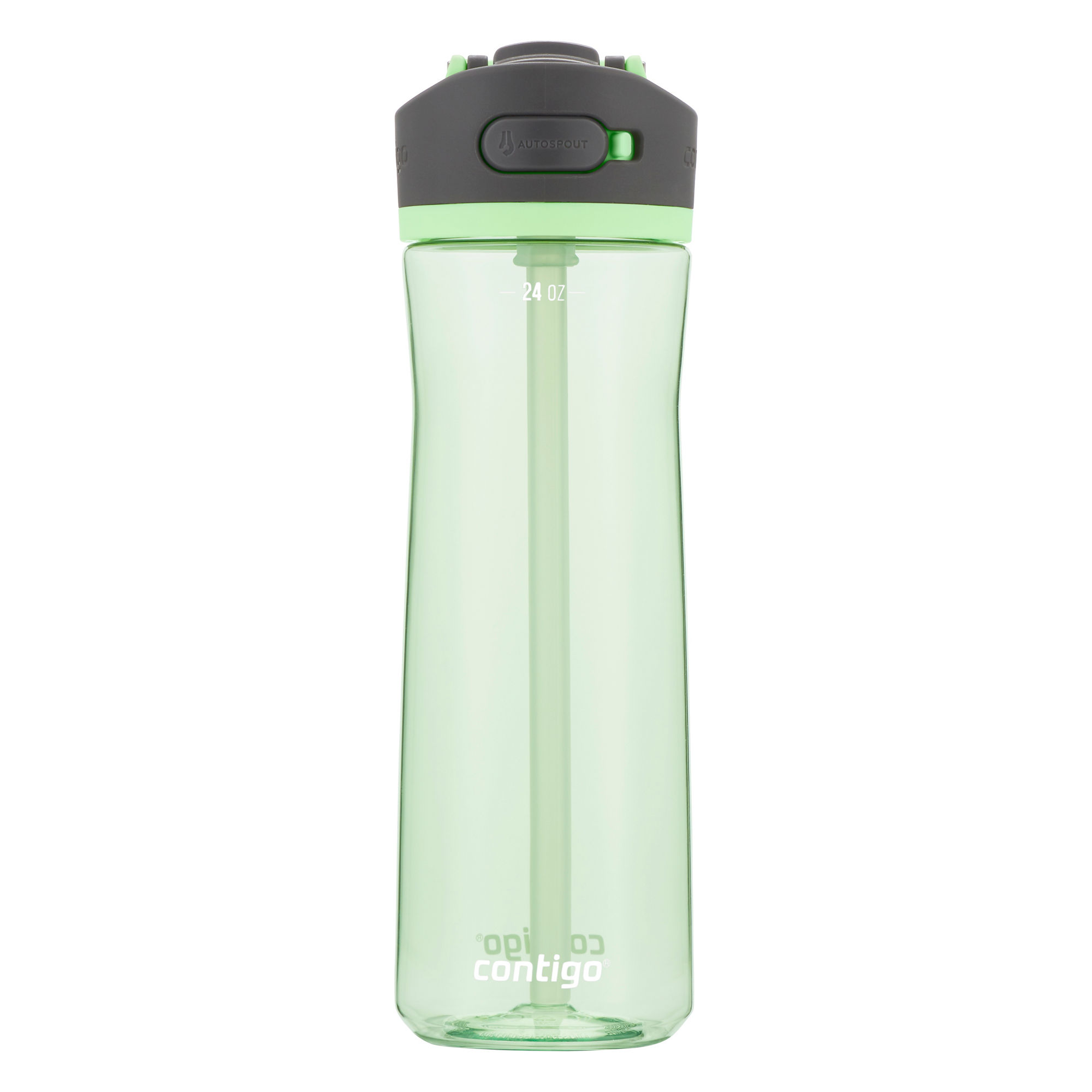 Contigo® Ashland 2.0 Water Bottle with AUTOSPOUT® Lid | 24oz | Cucumber | Cup Holder