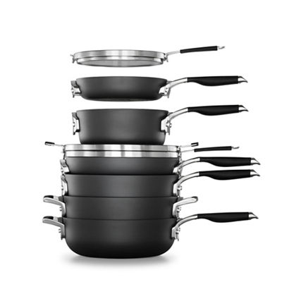 Select by Calphalon&reg; Space-Saving Hard-Anodized Nonstick 9-Piece Cookware Set