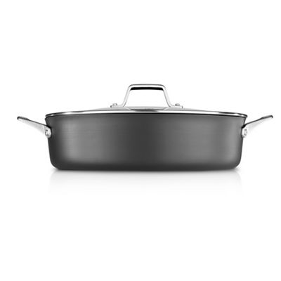 Premier&trade; Hard-Anodized Nonstick 7-Quart Sauteuse with Lid