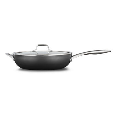 Premier&trade; Hard-Anodized Nonstick 13-Inch Deep Skillet with Lid