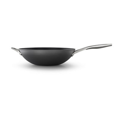 Premier&trade; Hard-Anodized Nonstick 13-Inch Flat Wok
