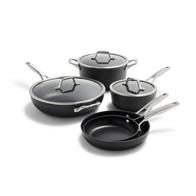 Premier&trade; Hard-Anodized Nonstick Cookware, 8-Piece Pots and Pans Set