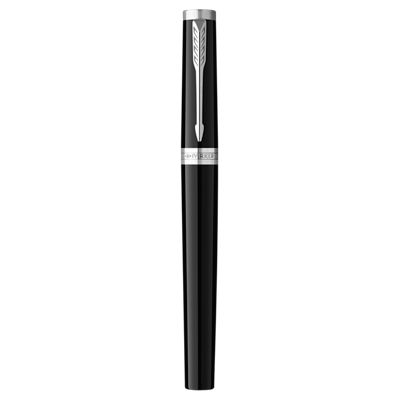 Stylo-roller Parker Ingenuity Noir Finition Chrome &Eacute;tui cadeau