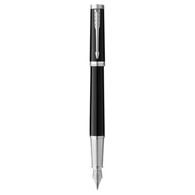 Stylo-plume Parker Ingenuity Noir Finition Chrome &Eacute;tui cadeau