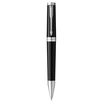 Stylo-bille Parker Ingenuity Noir Finition Chrome &Eacute;tui cadeau