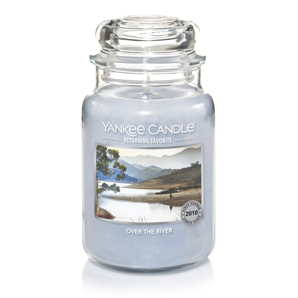 over the river blue candles