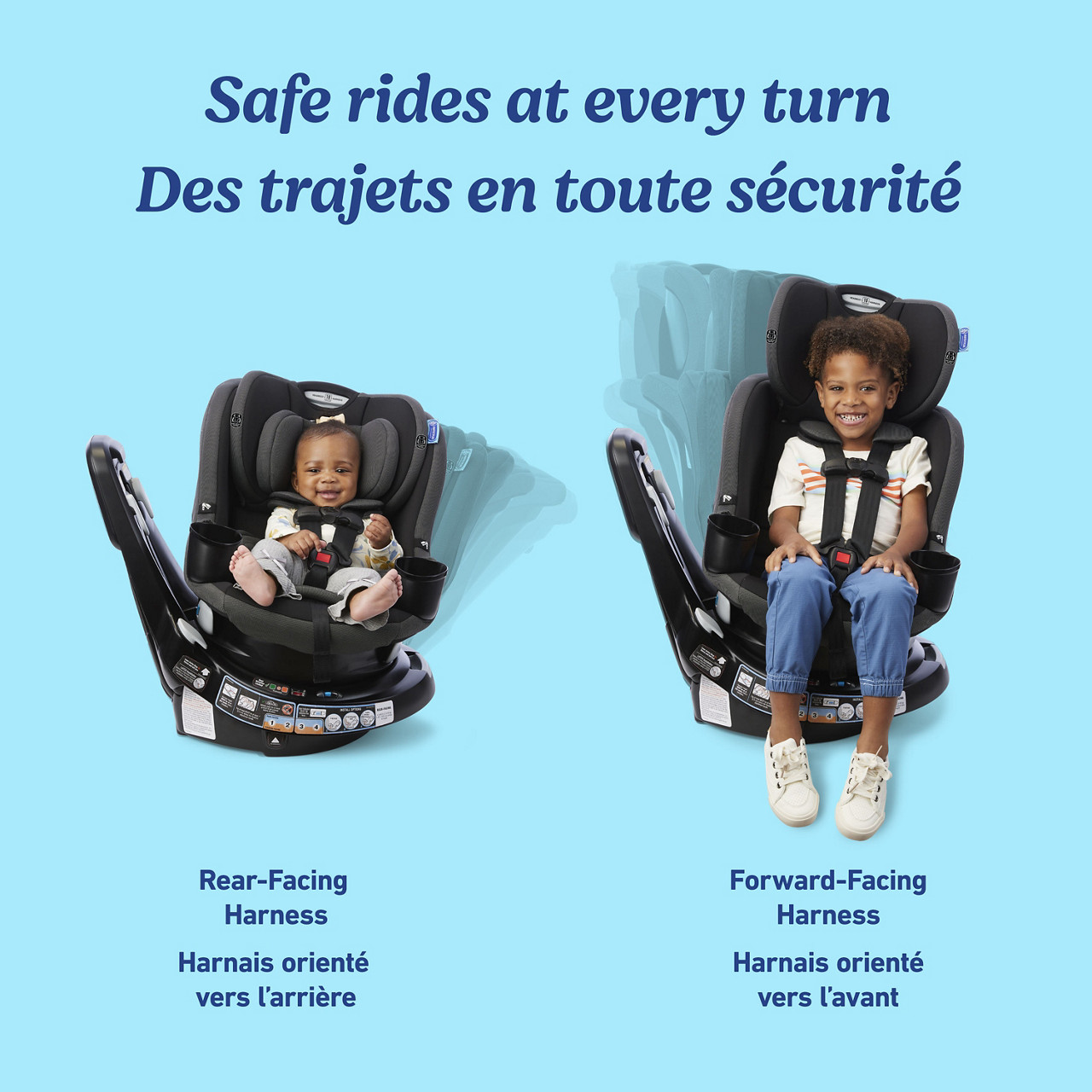 Graco EasyTurn 360 2-in-1 Convertible Car Seat, Cyran