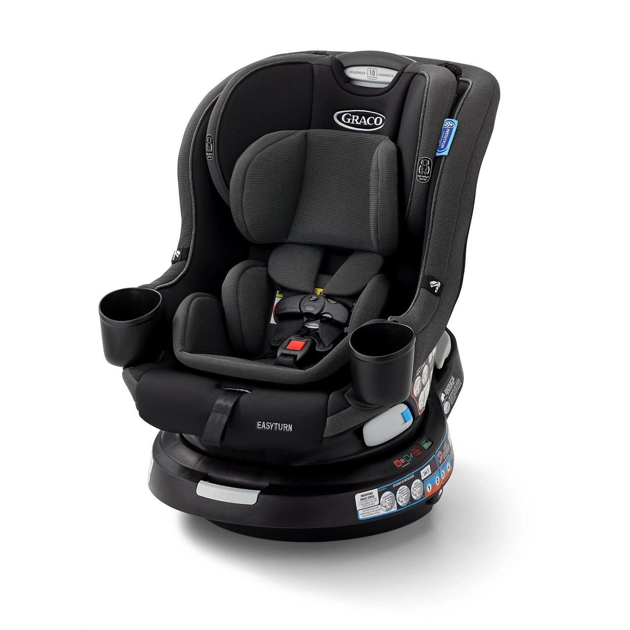 Siège d’auto transformable 2-en-1 de Graco Rotation facile 360, Cyran