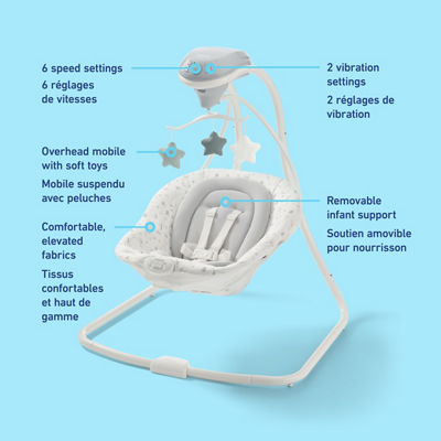 Graco Simple Sway Baby Swing, Blythe