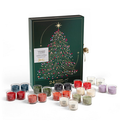 Adventskalender mit Duftkerzen