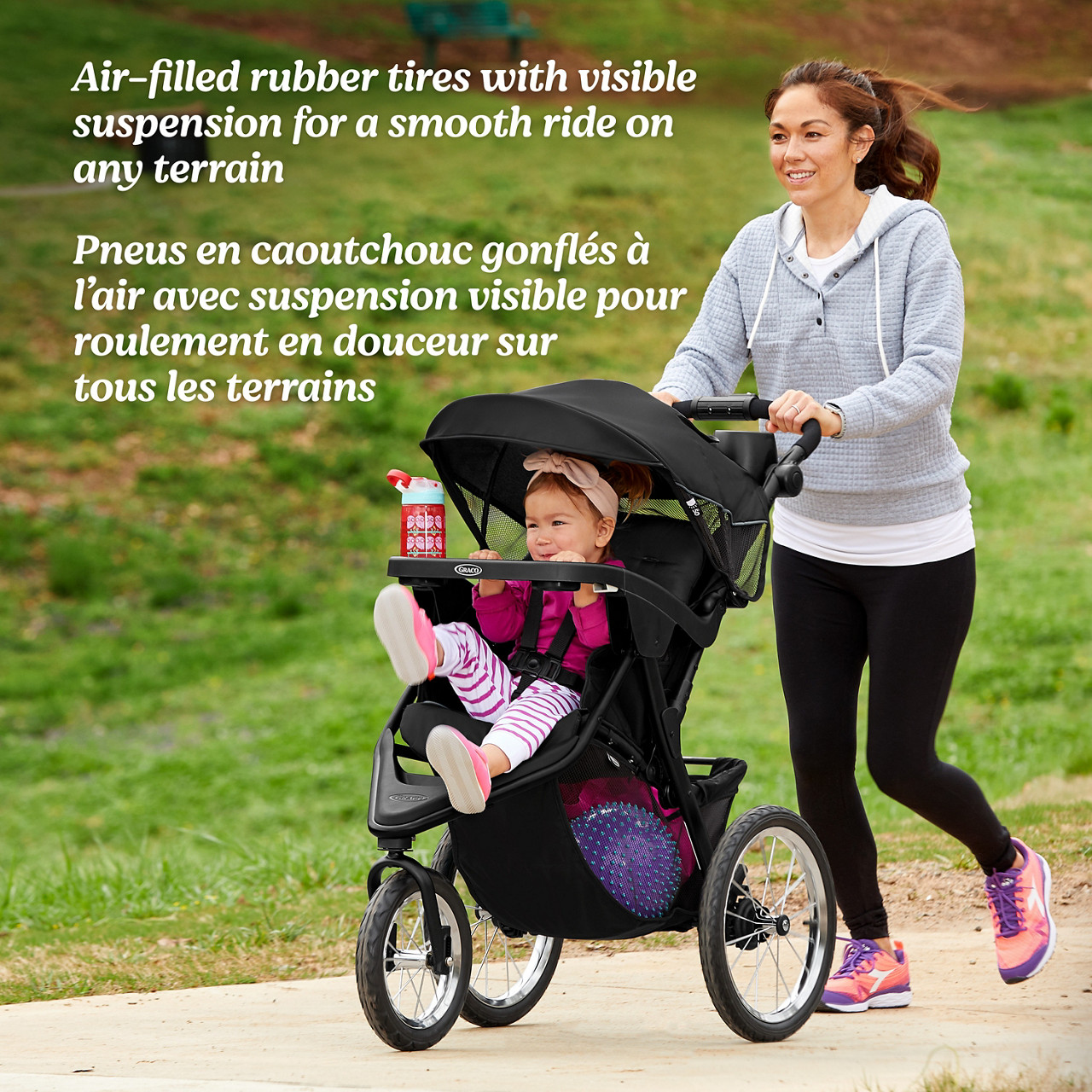 Graco Trax Jogger 2.0 Travel System, Gotham