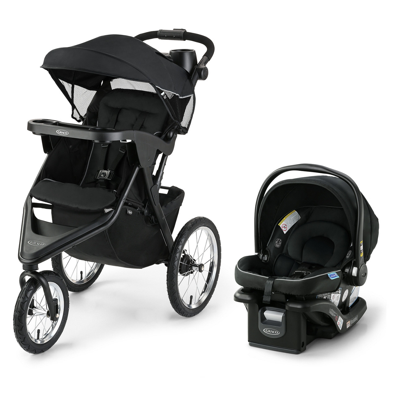 Graco Trax Jogger 2.0 Travel System, Gotham