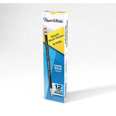 Paper Mate Mirado Black Warrior Woodcase Pencils, HB #2 lead