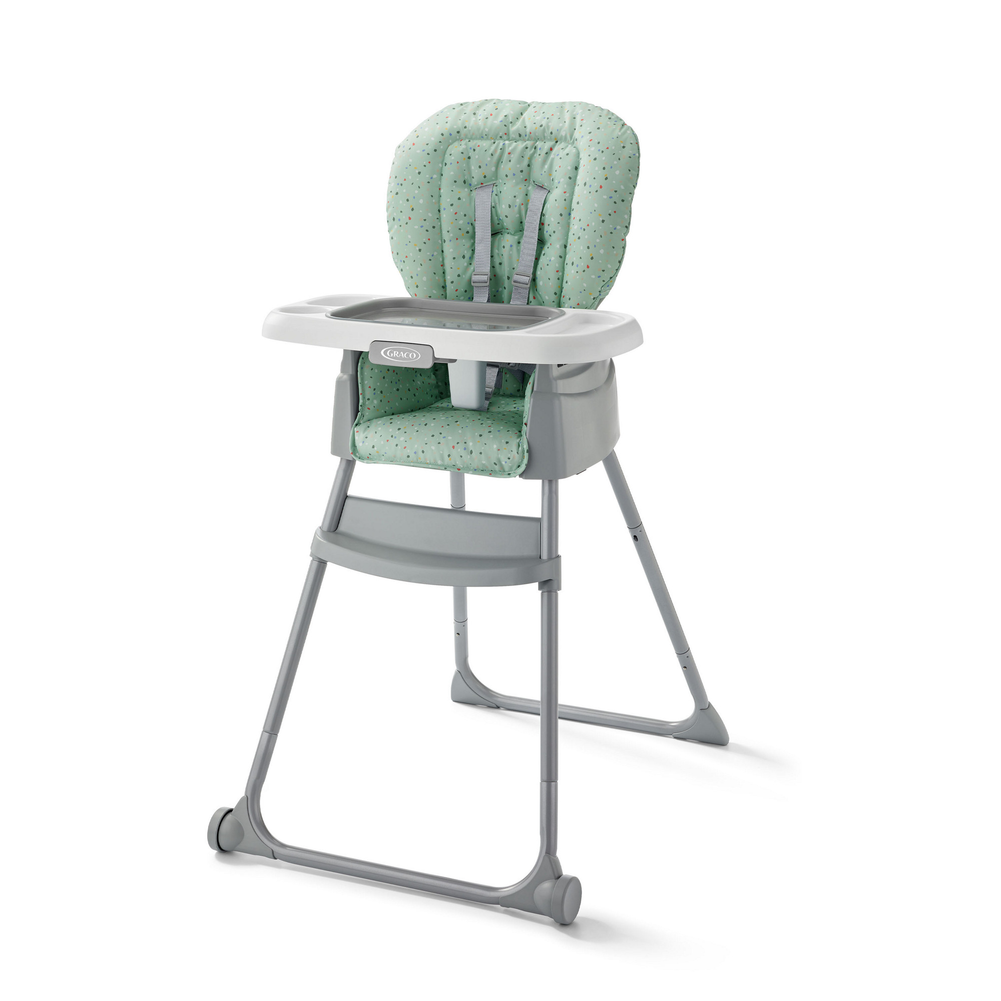 Graco Made2Grow 5-In-1 High Chair, Terrazzo Green