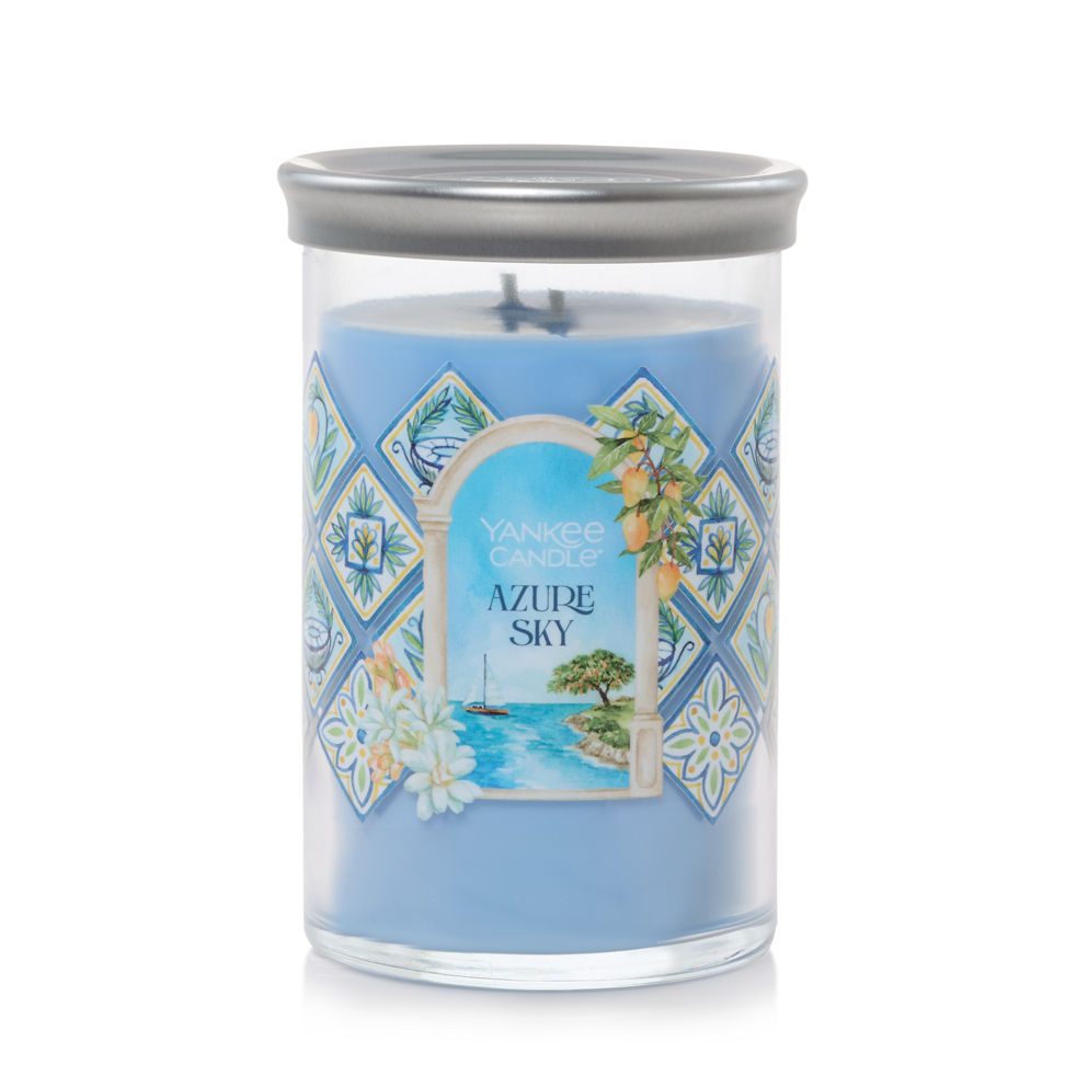 Hello, Italy! Collection Azure Sky Signature Large Tumbler Candle