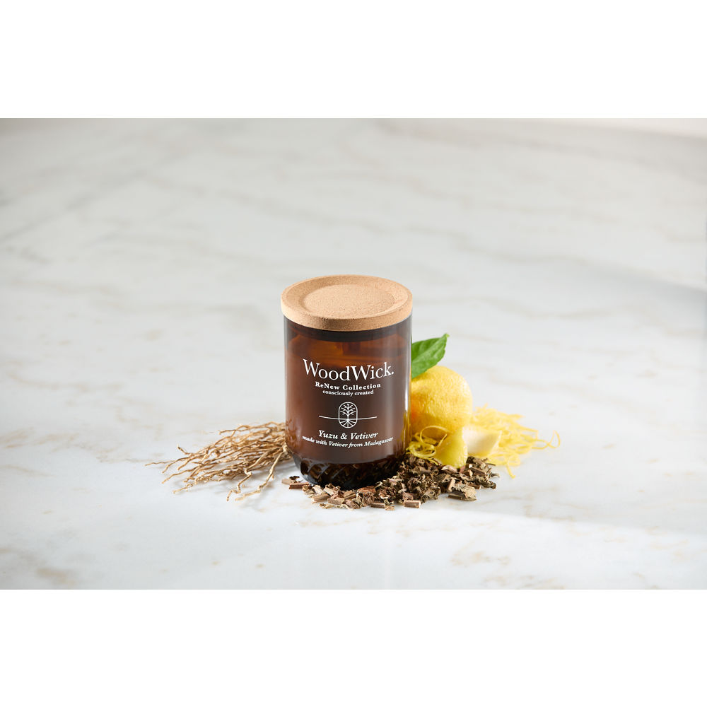 Yuzu & Vetiver WoodWick® Large ReNew Candle - Large ReNew Candles