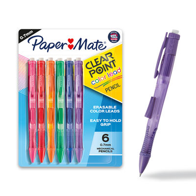 Paper Mate Clearpoint Color Lead Mechanical Pencils