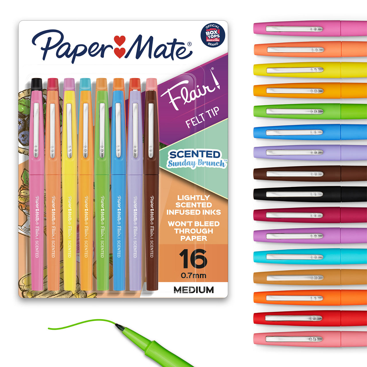 The Best of Flair ベスト・オブ・フレア Paper Mate Flair Felt Tip Pens, Scented, Medium Point (0.7mm
