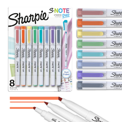 Sharpie S-Note Duo Dual-Ended Creative Markers | Sharpie