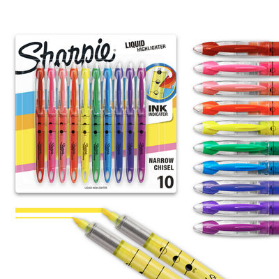 Sharpie Liquid Highlighters, Chisel Tip
