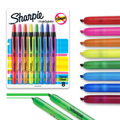 Sharpie Retractable Highlighters, Chisel Tip