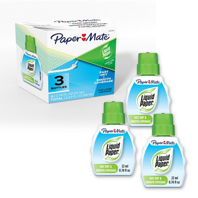Liquide correcteur &agrave; s&eacute;chage rapide Paper Mate