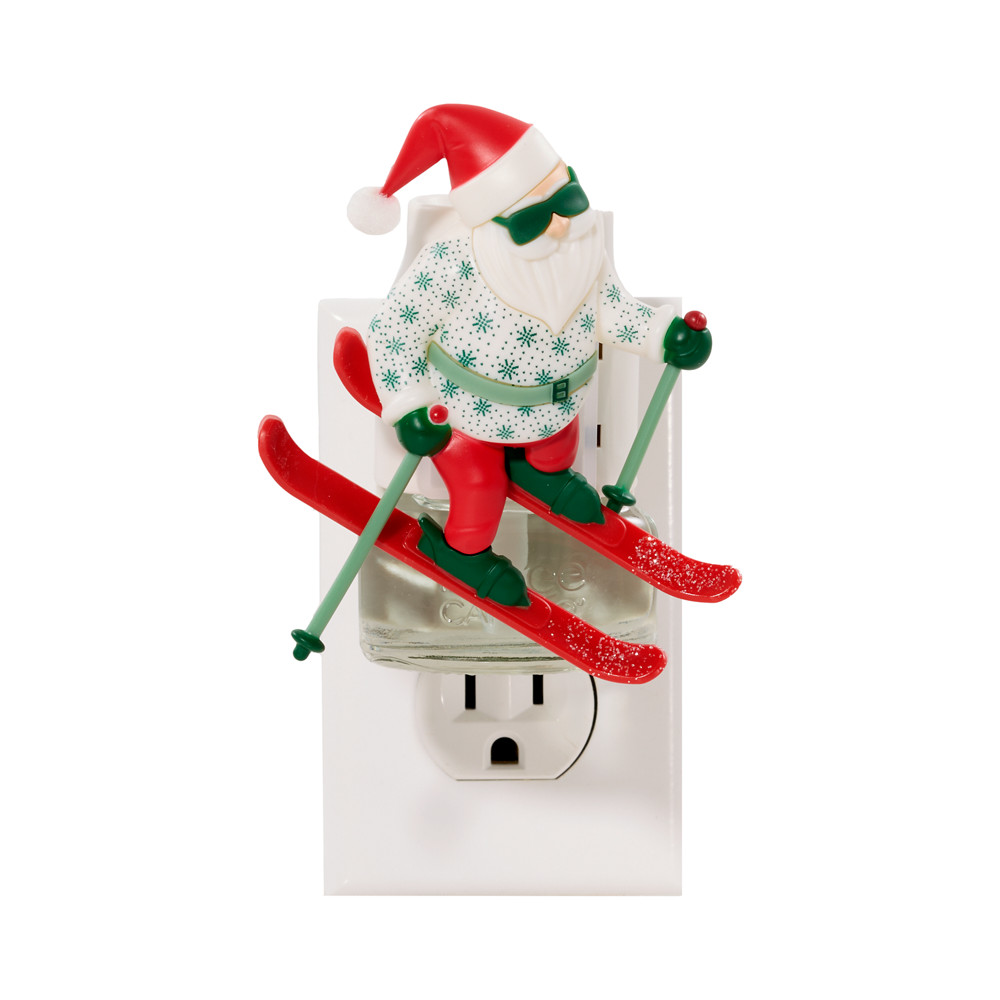 Santa on Skis ScentPlug® Diffuser with Light Sensor | Yankee Candle