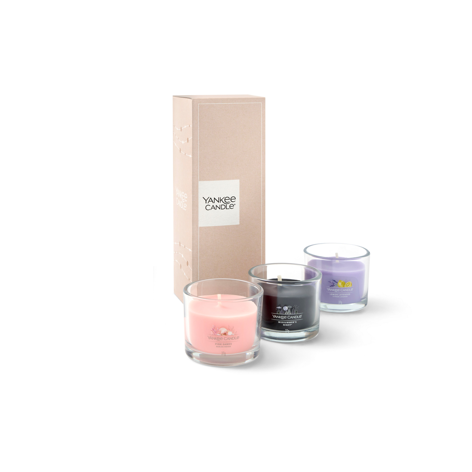 3 Mini Filled Votives Gift Set -All Year Round Yankee Candle