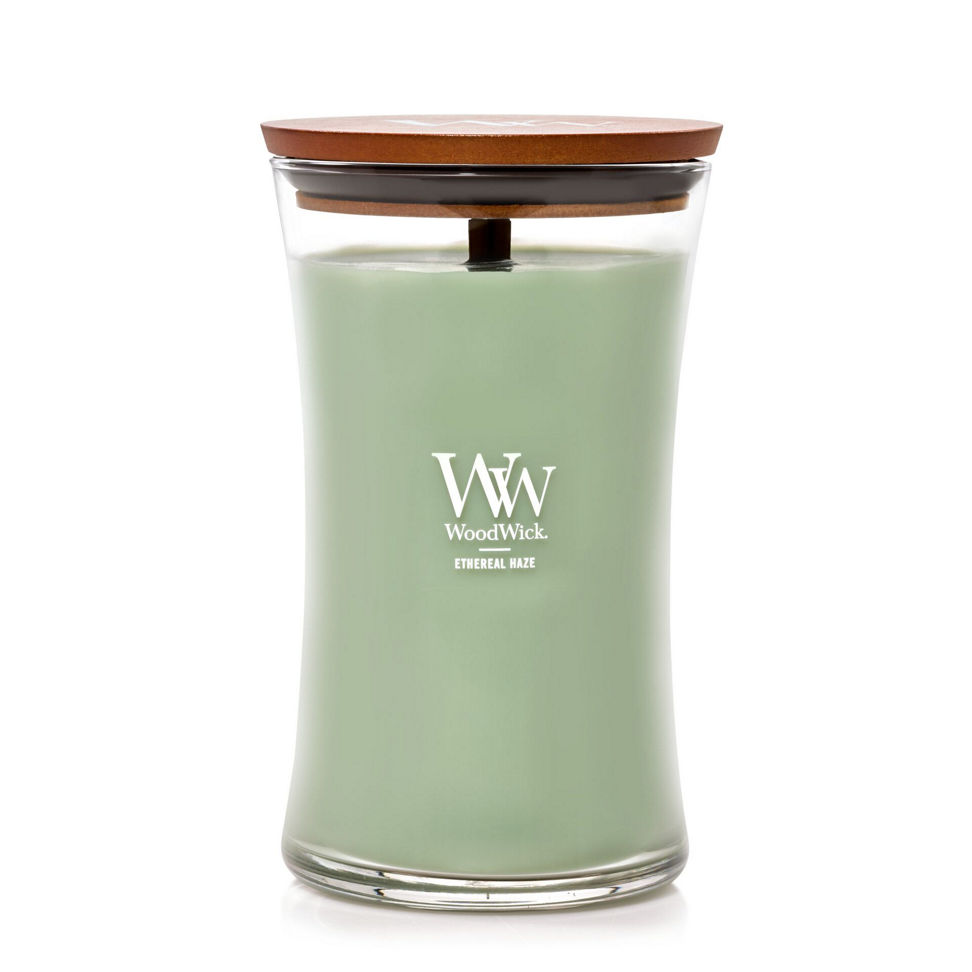 WoodWick Vapour Trails Collection Ethereal Haze Large Hourglass Candle