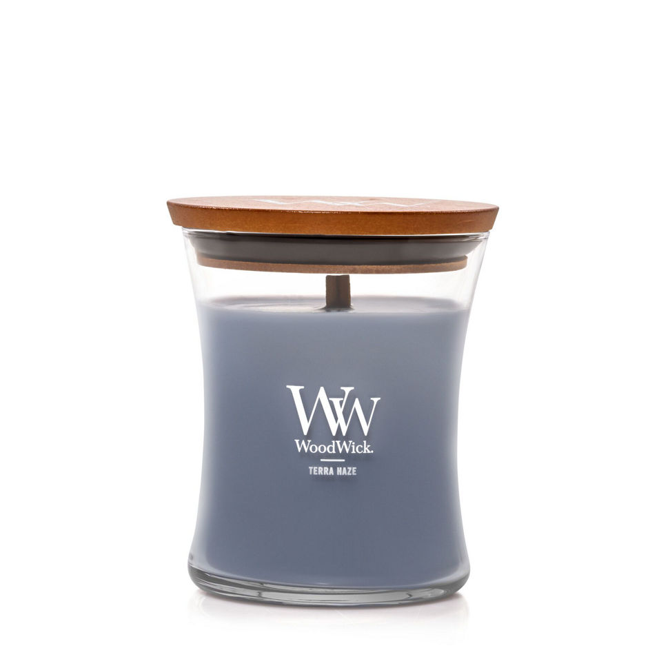 WoodWick Vapour Trails Collection Terra Haze Medium Hourglass Candle