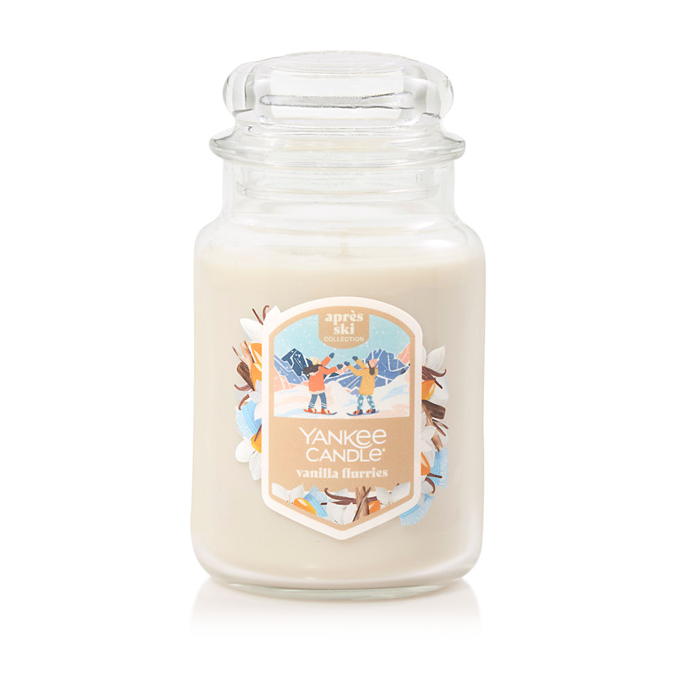 original large jar candle in vanilla flurries