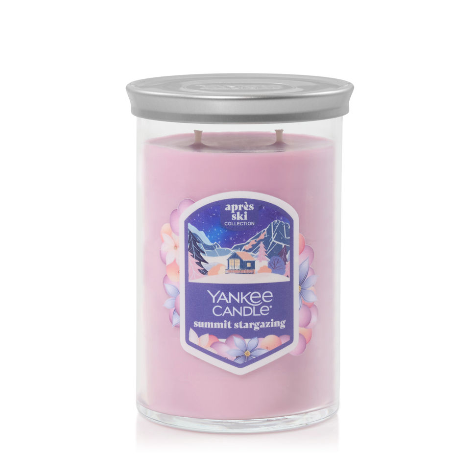 large tumbler candle in summit stargazing