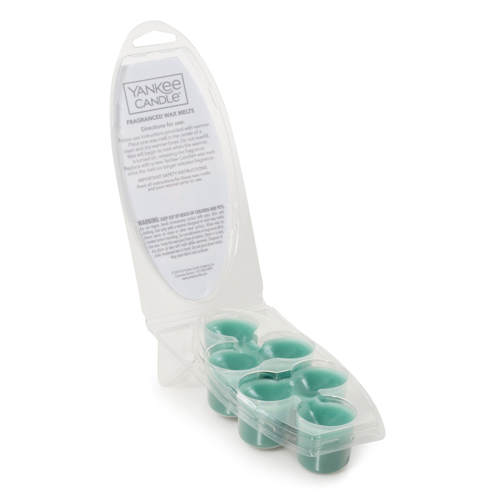 open package of wax melts in holiday winterfest fragrance
