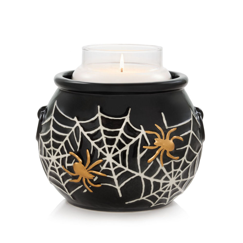 Halloween Cauldron Porcelain Holder | Yankee Candle
